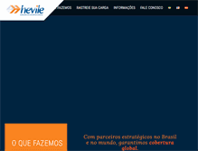 Tablet Screenshot of hevile.com.br